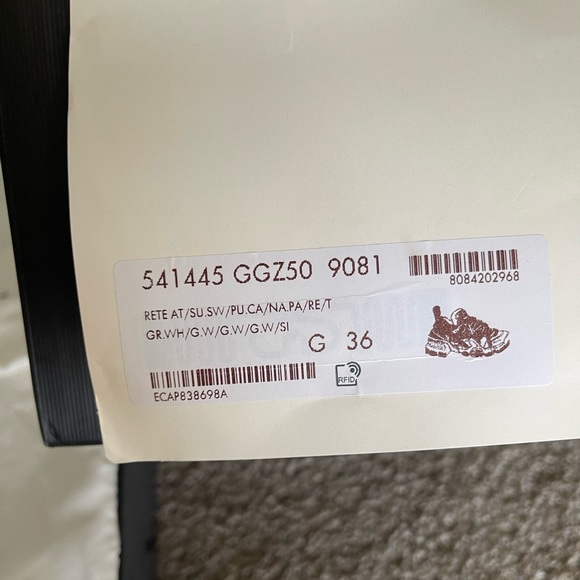 X SEGA Mesh Calfskin Suede Removable Crystals Womens Flashtrek Sneakers 36 - Picture 8 of 8